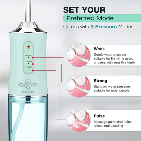 Water Flosser – Portable Dental Oral Irrigator - خيط الاسنان المائي