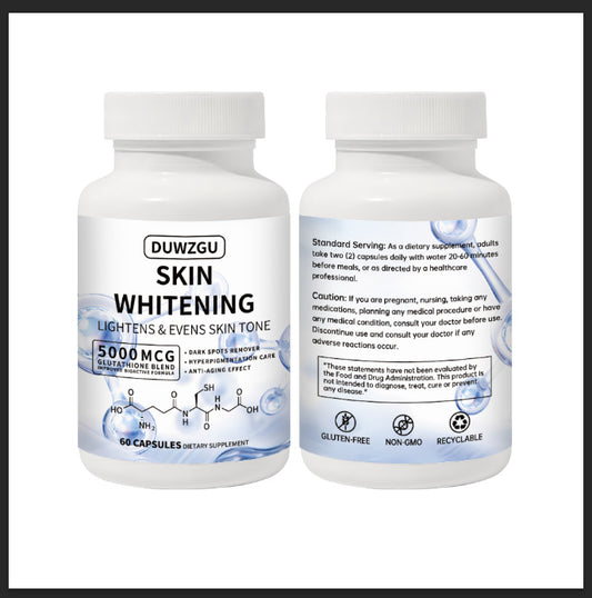Glutathione Whitening Capsules – Skin Brightening Antioxidant Supplement – Noor Mart