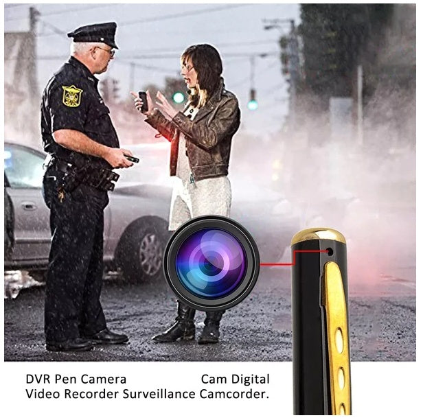 1080P HD Pen Camera – Mini Hidden Pocket Cam with Audio Video Recorder DVR – Portable Security Camera for Home, Office & Travel – Noor Mart
