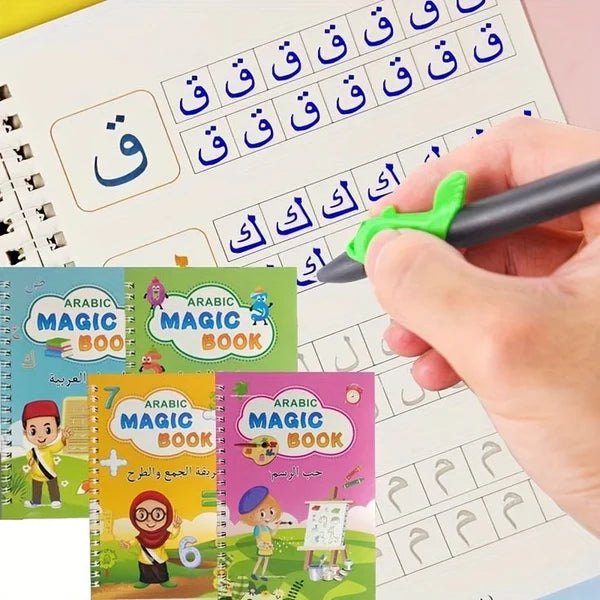 Magic Book for Kids – Reusable Drawing & Learning Practice Copybook - الكتاب السحري