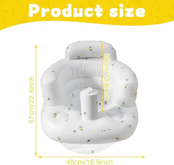 Baby Inflatable Seat – Portable Infant Support Chair - مقعد قابل للنفخ للأطفال