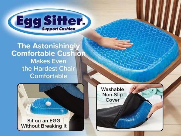 Egg Sitter Support Cushion – Ergonomic Seat Cushion for Comfort & Pain Relief – وسادة دعم بيضية