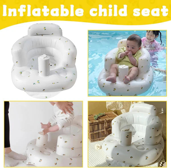 Baby Inflatable Seat – Portable Infant Support Chair - مقعد قابل للنفخ للأطفال
