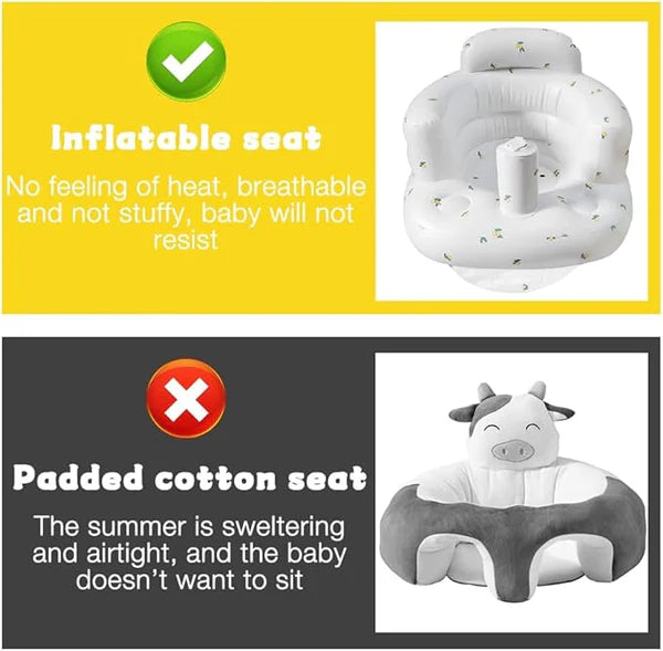 Baby Inflatable Seat – Portable Infant Support Chair - مقعد قابل للنفخ للأطفال