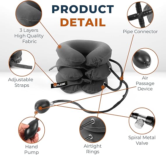 Cervical Neck Traction Device – Adjustable Neck Pain Relief & Posture Correction