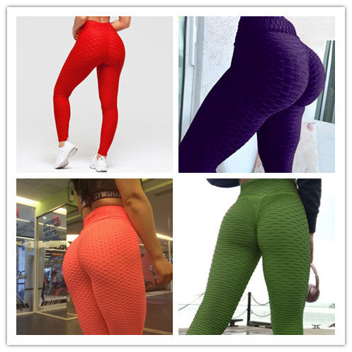 Booty Lifting Anti-Cellulite Scrunch Leggings – High Waist Seamless Yoga Pants Without Pocket – Noor Mart