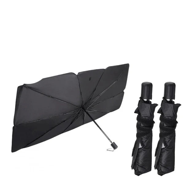 Car Umbrella – Foldable Sun & Rain Protection for Vehicles – مظلة سيارة