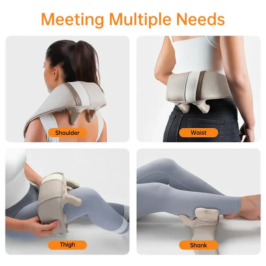 Kneading Massager – Electric Shoulder & Neck Massager with Heat – مدلك عجن للكتف والرقبة