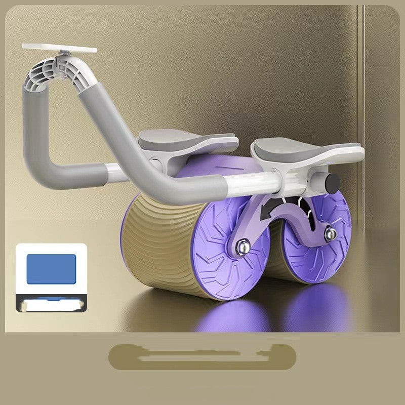 Abdominal Wheel with Automatic Rebound & Elbow Support | AB Roller Fitness Equipment for Men & Women – Noor Mart