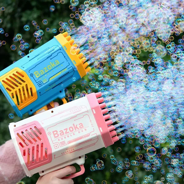Magical Bubble Gun for Kids – 80 Holes Automatic Bubble Shooter