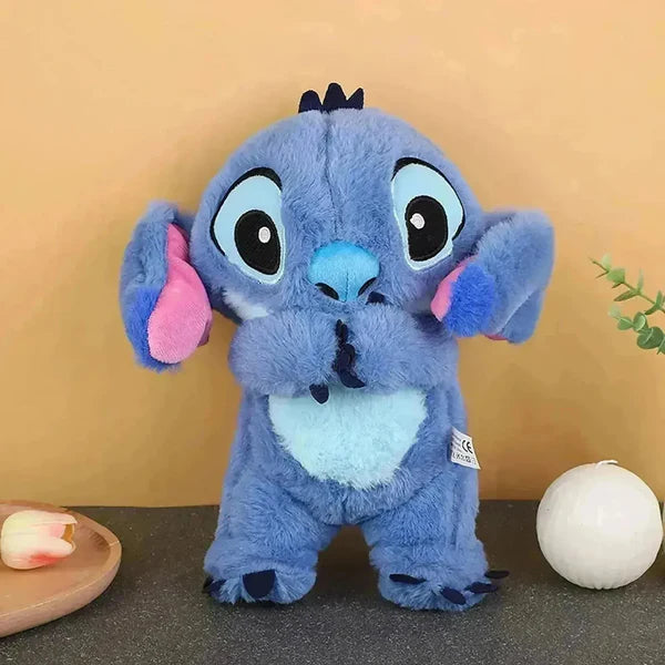 Stitch Breathing Bear – Calming Plush Toy & Sleep Aid - دب تنفسي مخيط
