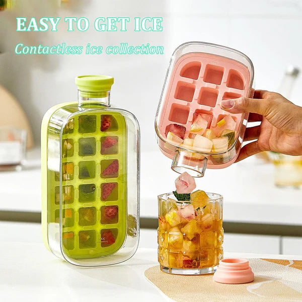 Ice Bottle – Reusable Water Bottle with Ice Compartment