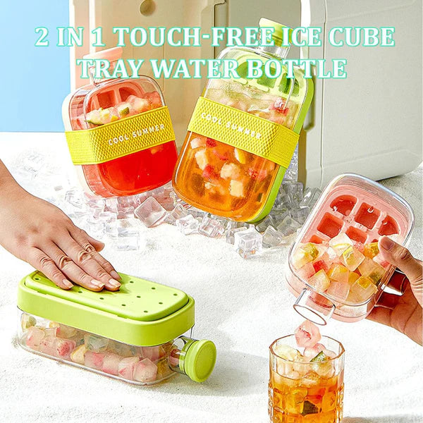 Ice Bottle – Reusable Water Bottle with Ice Compartment