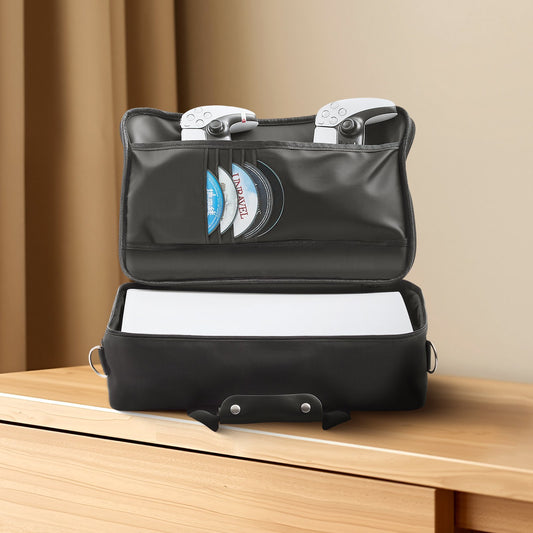 PS5 Carrying Case Travel Bag for PlayStation 5 & PS5 Slim – Waterproof Nylon Shoulder Bag – Noor Mart