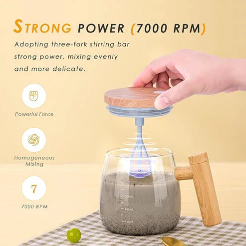 Electric Mixing Kettle – Multi-Function Hot Beverage & Milk Mixer