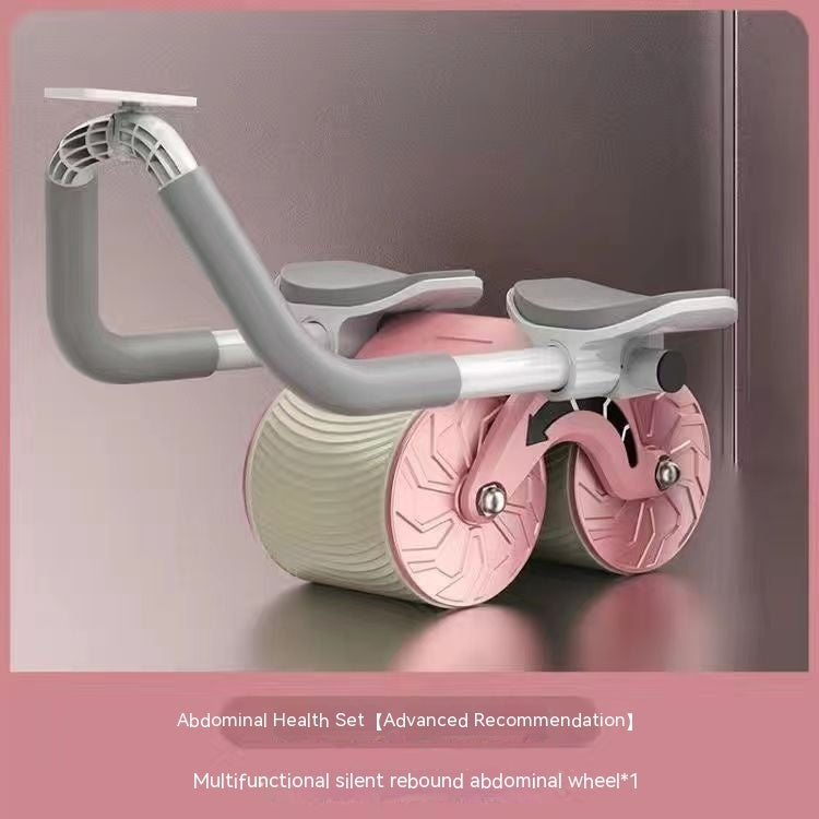 Abdominal Wheel with Automatic Rebound | Belly Contracting & Core Rolling Exercise – Noor Mart
