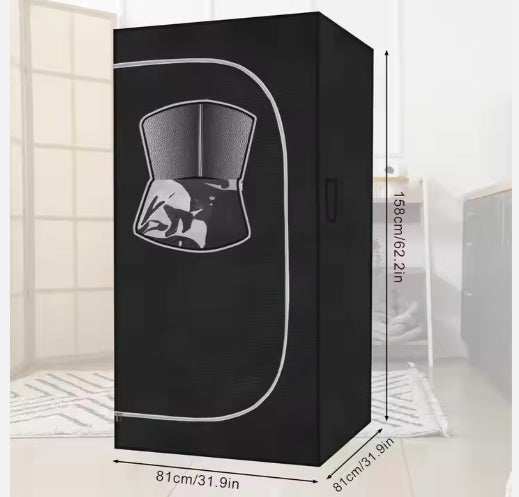 Portable Steam Sauna Tent with 2.6L Steamer – Foldable Full Body Home Sauna Spa – USA Warehouse Free Shipping – Noor Mart