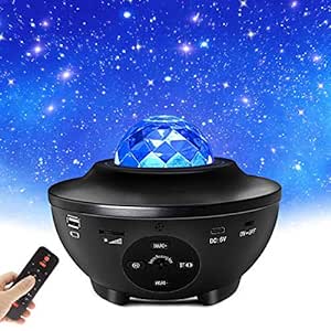 Galaxy Ocean Light Projector – Starry Night & Ocean Wave LED Projector – بروجكتر ضوء المجرة والمحيط