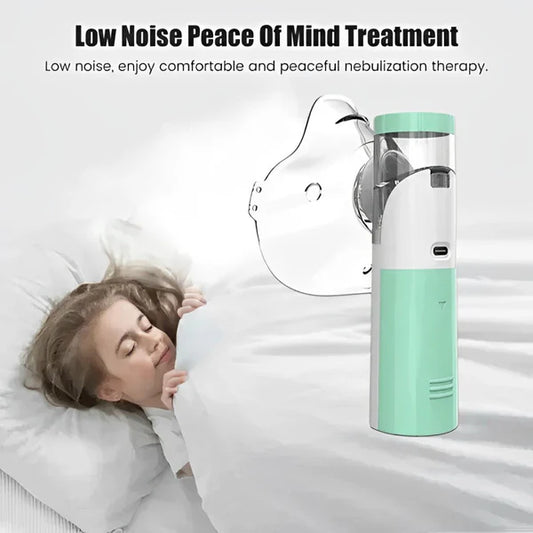 Portable Nebulizer – Compact Inhaler Machine for Adults & Kids– جهاز استنشاق محمول