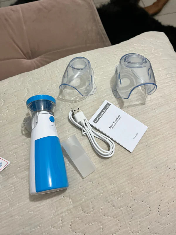 Portable Nebulizer – Compact Inhaler Machine for Adults & Kids– جهاز استنشاق محمول