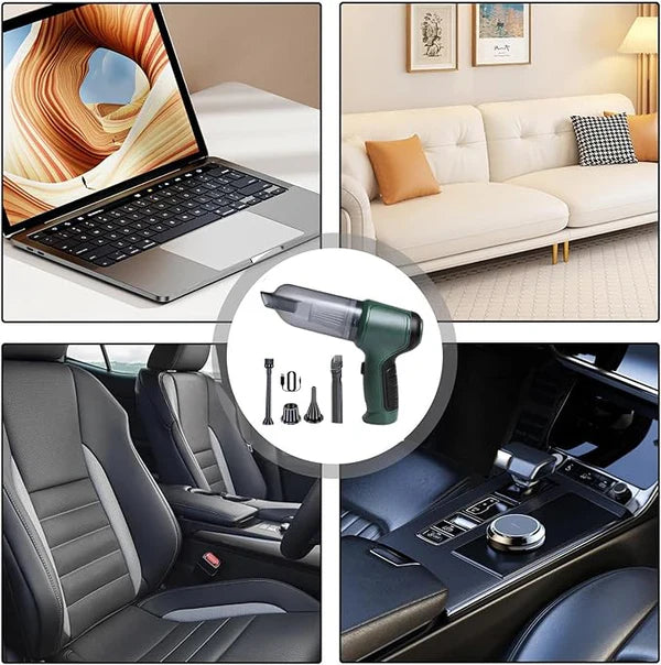 Handheld Cordless Vacuum – Portable Wireless Vacuum Cleaner for Home & Car