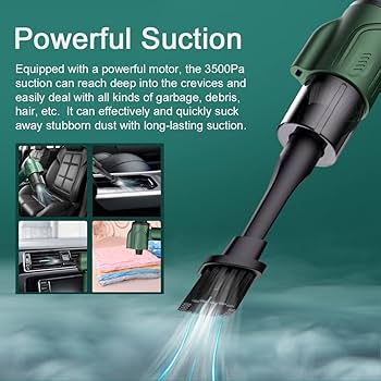 Handheld Cordless Vacuum – Portable Wireless Vacuum Cleaner for Home & Car