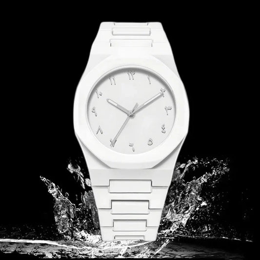 White Aura Watch – Elegant & Stylish Wristwatch for Men & Women