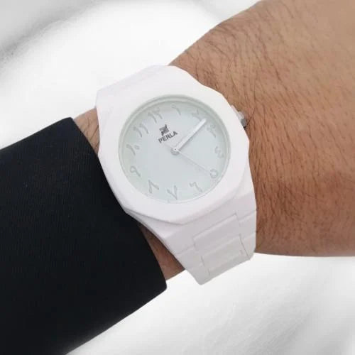 White Aura Watch – Elegant & Stylish Wristwatch for Men & Women